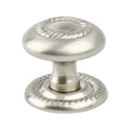 Advantage Plus Four Brushed Nickel Roped Knob