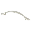 Transitional Advantage Three 96mm CC Brushed Nickel Rounded End Pull