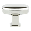Subtle Surge Polished Nickel Knob