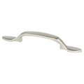 Traditional Advantage Two 3 inch CC Brushed Nickel Spade End Pull
