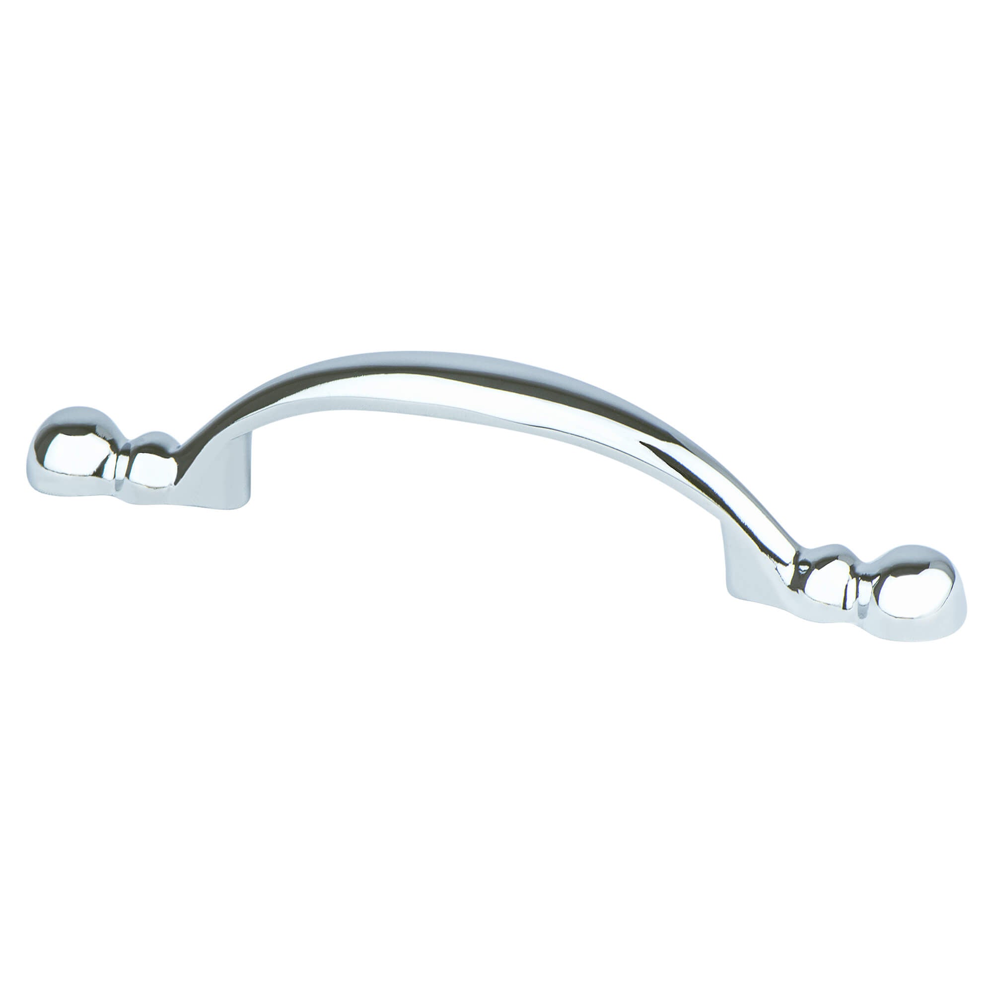 Advantage Plus Two 3 inch CC Polished Chrome Rounded End Pull