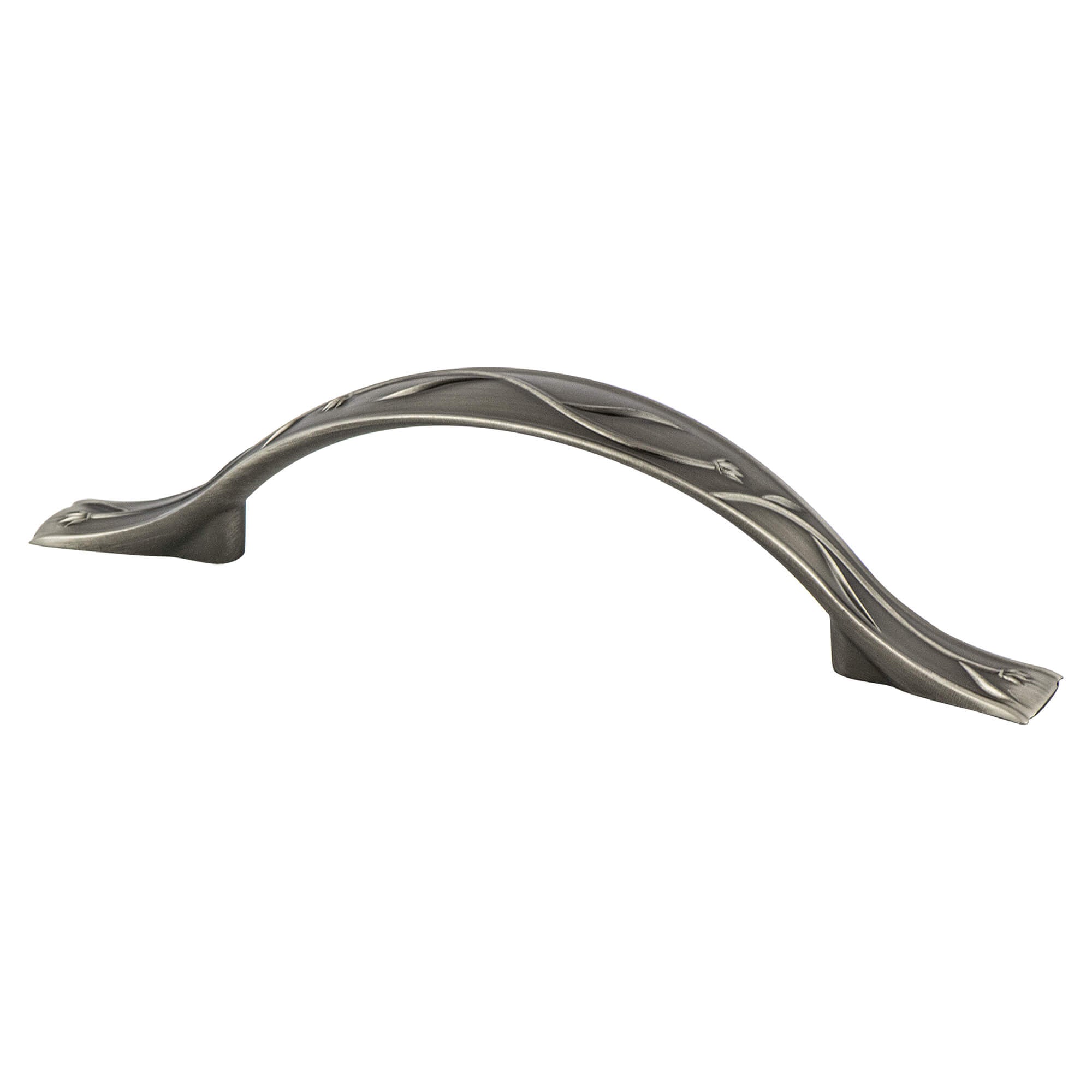 Art Nouveau 96mm CC Vintage Nickel Pull