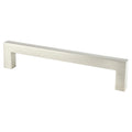 Contemporary Advantage One 128mm CC Brushed Nickel Square Pull