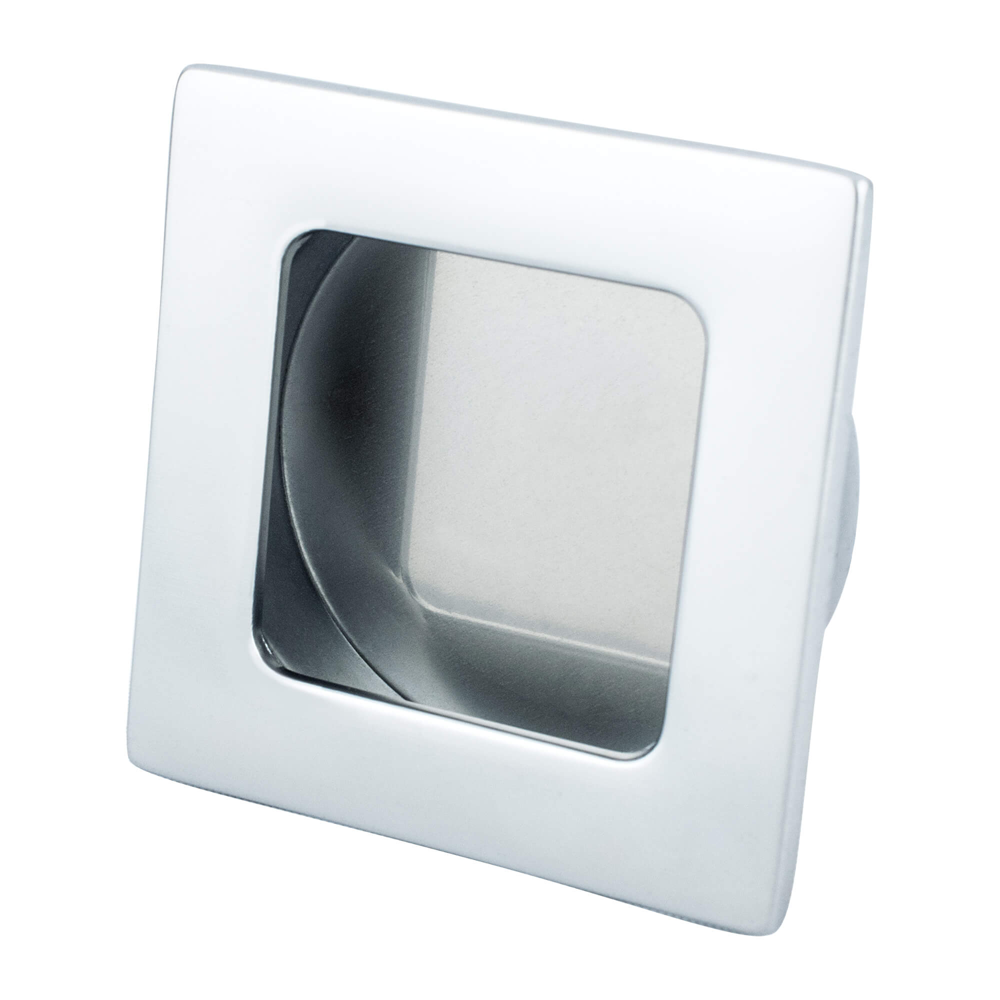 Stylus Dull Chrome Medium Recess Pull