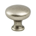 Traditional Advantage Four Weathered Nickel Mushroom Knob
