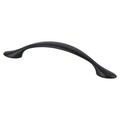 Transitional Advantage Three 96mm CC Matte Black Rounded End Pull