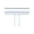 Transitional Advantage Two Polished Chrome T-Bar Knob