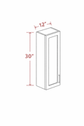 Blue Shaker W1230 Wall Cabinet
