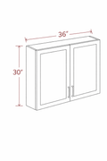Blue Shaker W3630 Wall Cabinet