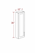 Elegant Truffle W1236 Wall Cabinet