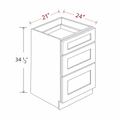 Blue Shaker DB21(3D Base Cabinet