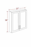 Elegant Truffle W2736 Wall Cabinet