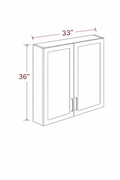 Elegant Truffle W3336 Wall Cabinet