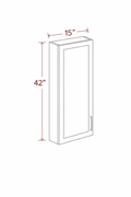 Elegant Truffle W1542 Wall Cabinet