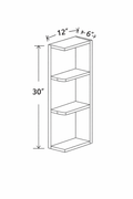 Elegant Truffle WEOS0630 Wall Cabinet