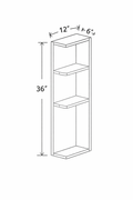 Elegant Truffle WEOS0636 Wall Cabinet