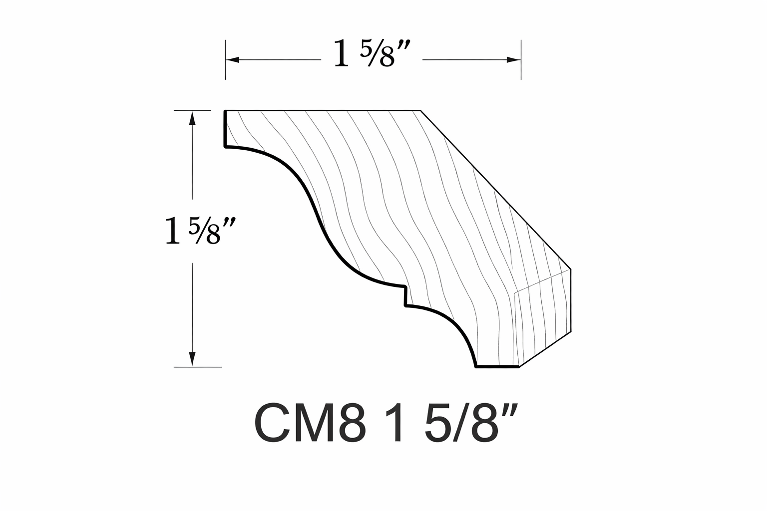 Antique White CM8 1 5/8 Accessories