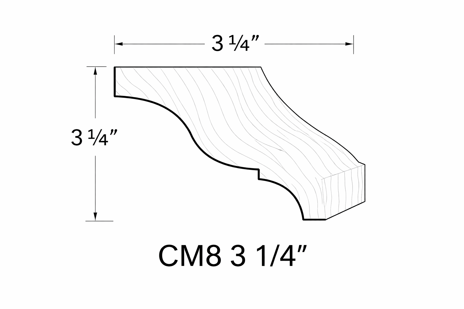 Antique White CM8 3 1/4 Accessories